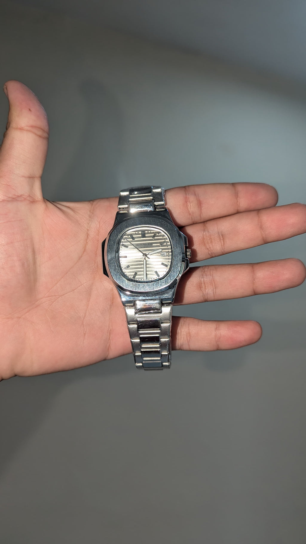 PTK Phillip premium edition silver dial with glossy silver body